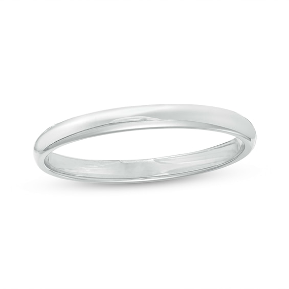 Low Dome Comfort Fit Wedding Band in 14K Rose Gold (2MM)