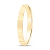 Thumbnail Image 1 of Men's 3.0mm Engravable Low Dome Comfort-Fit Wedding Band in 10K Gold (1 Line)