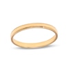 Thumbnail Image 0 of 2.0mm Engravable Low Dome Comfort-Fit Wedding Band in 10K Gold (1 Line)