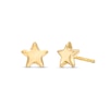 Thumbnail Image 1 of Star Button Stud Earrings in 14K Gold