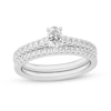 Thumbnail Image 0 of 3/4 CT. T.W. Oval Diamond Bridal Set in 14K White Gold
