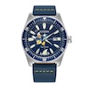 Thumbnail Image 0 of Citizen Eco-Drive® Disney Donald Duck with Shark Blue Leather Strap Watch with Blue Dial (Model: AW1790-05W)