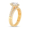 Thumbnail Image 2 of 1 CT. T.W. Pear-Shaped Diamond Frame Bridal Set in 14K Gold (I/SI2)