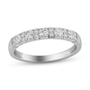 Thumbnail Image 0 of 3/8 CT. T.W. Diamond Alternating Duos Band in 10K White Gold