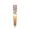 Thumbnail Image 3 of 1/5 CT. T.W. Diamond Zig-Zag Duos Band in 10K Rose Gold