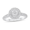 Thumbnail Image 1 of 1 CT. T.W. Diamond Frame Engagement Ring in 14K White Gold (I/I2)