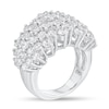 Thumbnail Image 2 of 5 CT. T.W. Diamond Multi-Row Ring in 14K White Gold