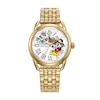 Thumbnail Image 1 of Ladies' Citizen Eco-Drive® Mickey Mouse with Flowers Gold-Tone Watch (Model:FE7093-57W)