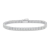 Thumbnail Image 1 of 5 CT. T.W. Diamond Double Row Tennis Bracelet in 14K White Gold