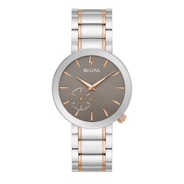 Ladies' Bulova Special Edition Latin GRAMMY® Two-Tone Watch with Textured Dial (Model: 98L309)