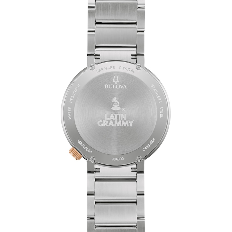 Main Image 5 of Ladies' Bulova Special Edition Latin GRAMMY® Two-Tone Watch with Textured Dial (Model: 98L309)