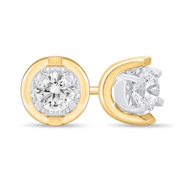 3/8 CT. T.W. Diamond Solitaire Tension Stud Earrings in 10K Gold (I/I3)