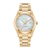 Thumbnail Image 1 of Ladies' Citizen Eco-Drive® Diamond Accent Gold-Tone Watch with Mother-of-Pearl Dial (Model: EW2702-59D)