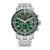 Thumbnail Image 1 of Men's Citizen Eco-Drive® Brycen Chronograph Silver-Tone Watch with Green Dial (Model: CA0851-56X)