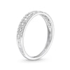 Thumbnail Image 2 of 1/15 CT. T.W. Baguette and Round Diamond Edge Vintage-Style Band in 10K White Gold