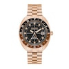 Thumbnail Image 1 of Men's Bulova Oceanographer Rose-Tone Brown Accent Automatic Watch with Black Dial (Model: 97B215)