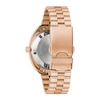 Thumbnail Image 3 of Men's Bulova Oceanographer Rose-Tone Brown Accent Automatic Watch with Black Dial (Model: 97B215)