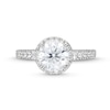 Thumbnail Image 3 of 2 CT. T.W. Certified Lab-Created Diamond Frame Engagement Ring in 14K White Gold (F/SI2)