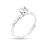 Thumbnail Image 3 of 1/2 CT. Diamond Solitaire Engagement Ring in 10K White Gold (I/I3)