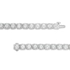 Thumbnail Image 3 of 10 CT. T.W. Certified Lab-Created Diamond Cushion Tennis-Style Bracelet in 10K White Gold (I/I1)