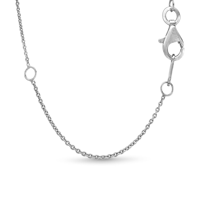 Main Image 3 of 1/2 CT. Certified Lab-Created Diamond Solitaire Pendant in 14K White Gold (I/SI2)