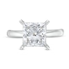 Thumbnail Image 3 of 3 CT. Princess-Cut Certified Lab-Created Diamond Solitaire Engagement Ring in 14K White Gold (I/SI2)