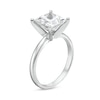 Thumbnail Image 4 of 3 CT. Princess-Cut Certified Lab-Created Diamond Solitaire Engagement Ring in 14K White Gold (I/SI2)