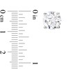 Thumbnail Image 2 of 3/4 CT. T.W. Certified Lab-Created Diamond Solitaire Stud Earrings in 10K White Gold (I/SI2)