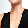 Thumbnail Image 2 of 2 CT. T.W. Journey Certified Lab-Created Diamond Curved Necklace in 14K Gold (F/SI2)