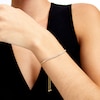 Thumbnail Image 2 of 1 CT. T.W. Certified Lab-Created Diamond Line Bolo Bracelet in 14K Gold (F/SI2) - 9.98&quot;