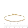 Thumbnail Image 3 of 1 CT. T.W. Certified Lab-Created Diamond Line Bolo Bracelet in 14K Gold (F/SI2) - 9.98&quot;