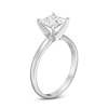 Thumbnail Image 4 of 1-1/2 CT. Princess-Cut Certified Lab-Created Diamond Solitaire Engagement Ring in 14K White Gold (I/SI2)