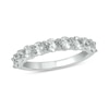 Thumbnail Image 1 of 3.5mm White Lab-Created Sapphire Nine Stone Band in Sterling Silver