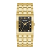 Thumbnail Image 1 of Men's Bulova Quadra Marc Anthony Diamond Accent Gold-Tone Watch with Black Square Dial (Model: 97D132)