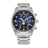 Thumbnail Image 0 of Men's Citizen Eco-Drive® Sport Luxury Super Titanium™ Radio Controlled Chrono Watch with Blue Dial (Model: BY1010-57L)