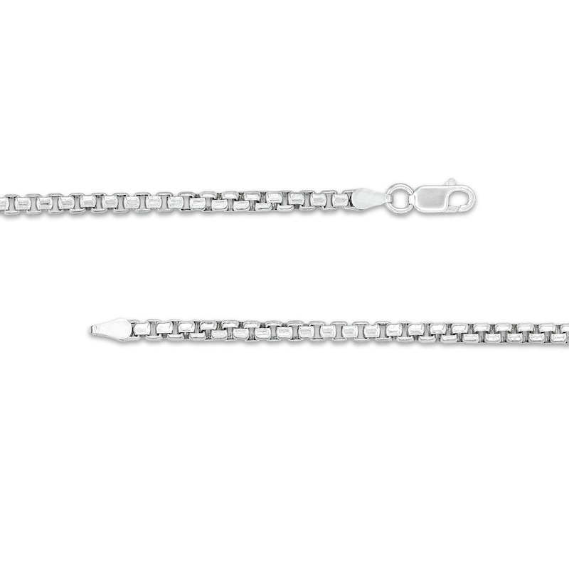 Solid Chain Necklace Sterling Silver 24