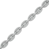 Thumbnail Image 1 of Men's 1 CT. T.W. Diamond Oval Chain Link Bracelet in Sterling Silver - 8.5&quot;