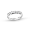 Thumbnail Image 0 of 1 CT. T.W. Certified Diamond Channel-Set Five-Stone Anniversary Band in 14K White Gold (I/SI2)