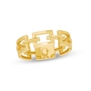 Thumbnail Image 1 of Squared Links Band in 10K Gold - Size 7