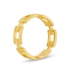 Thumbnail Image 3 of Squared Links Band in 10K Gold - Size 7