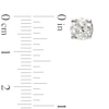 Thumbnail Image 2 of 1/2 CT. T.W. Diamond Solitaire Stud Earrings in 10K White Gold (J/I3)