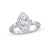 Thumbnail Image 1 of 1-3/4 CT. T.W. Marquise-Cut Certified Lab-Created Diamond Frame Engagement Ring in 14K White Gold (F/VS2)