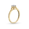 Thumbnail Image 2 of 1/4 CT. T.W. Diamond Frame Teardrop Sides Promise Ring in 10K Gold