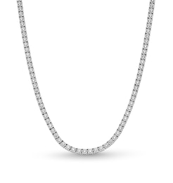 3 CT. T.W. Diamond Miracle Riviera Tennis Necklace in 10K White Gold