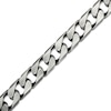 Thumbnail Image 1 of Men's 10.9mm Diamond-Cut Curb Chain Bracelet in Solid Sterling Silver with Gunmetal Grey Ruthenium - 9&quot;