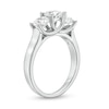 Thumbnail Image 3 of 2 CT. T.W. Certified Lab-Created Diamond Past Present Future® Engagement Ring in 14K White Gold (F/VS2)