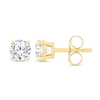 Thumbnail Image 2 of 1/2 CT. T.W. Diamond Solitaire Stud Earrings in 10K Gold (J/I3)