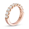 Thumbnail Image 3 of 1-1/2 CT. T.W. Diamond Ten Stone Anniversary Band in 10K Rose Gold