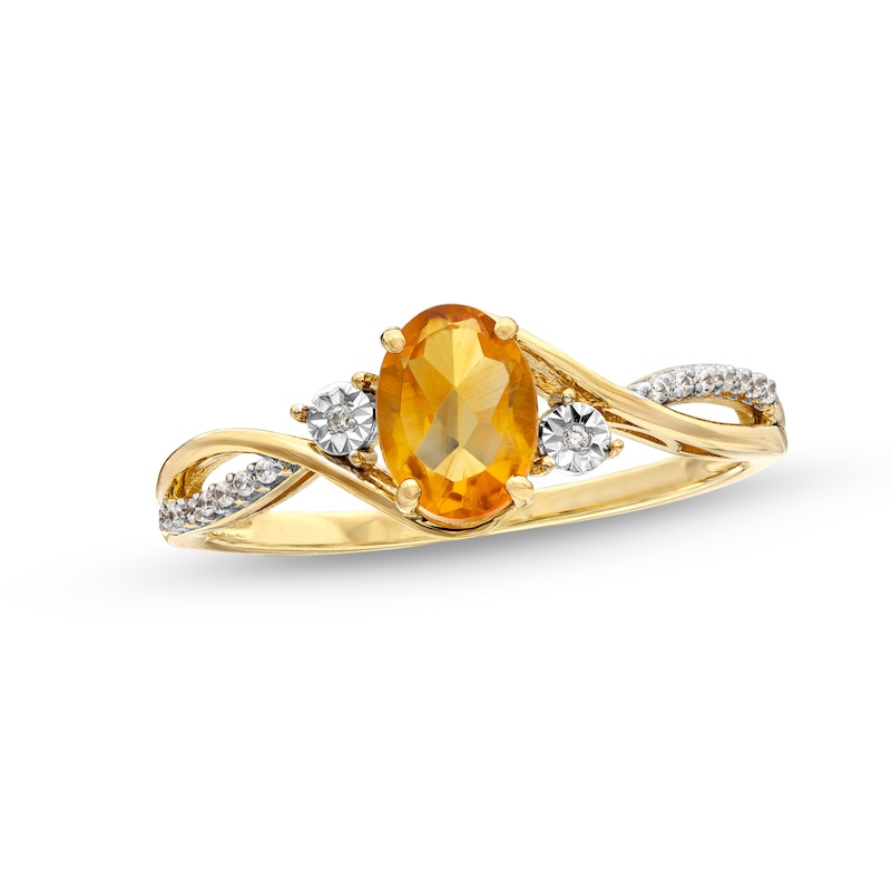 Citrine, gold-colored gem - GIA 4Cs