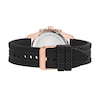 Thumbnail Image 2 of Men's Bulova Classic Sport Rose Gold-Tone Chronograph Black Silicone Strap Watch with Black Dial (Model: 98A192)